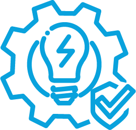 Lightbulb within gear